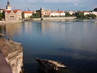 Moldau von der Karlsbr&uuml;cke